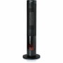 Domo Chauffage céramique effet feu de bois - 2000 W - Noir