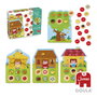 Goula - Jeu éducatif Mémo et Loto Les 3 Petits Cochons - Jeux de société en bois pour enfants à partir de 2 ans - Réf. 59455