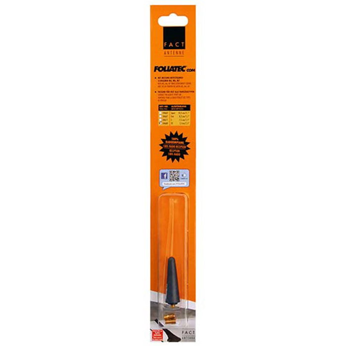 Foliatec Antenne XS Noire 5,1 cm