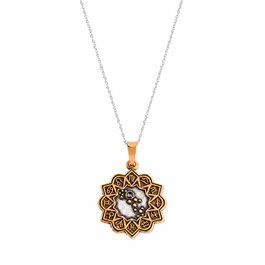 Alex And Ani Collier Capricorne Bicolore Doré