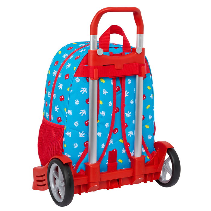 Cartable à roulettes Mickey Mouse Clubhouse Fantastic Bleu Rouge 33 x 42 x 14 cm Cartable à roulettes Mickey Mouse Clubhouse Fantastic Bleu Rouge 33 x 42 x 14 cm