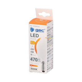 GSC Evolution Ampoule LED vela Serie Cristal 4W E14 3000K