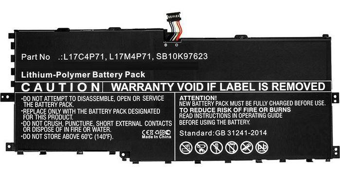 CoreParts Batterie 54Wh 15,36V pour Lenovo ThinkPad X1 Yoga 2018, Noir CoreParts Batterie 54Wh 15,36V pour Lenovo ThinkPad X1 Yoga 2018, Noir