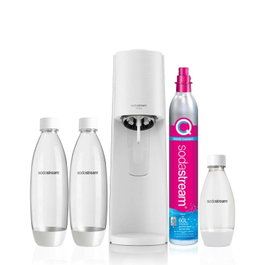 SodaStream Soda Maker Terra Megapack QC blanc avec 3 bouteilles 2270213