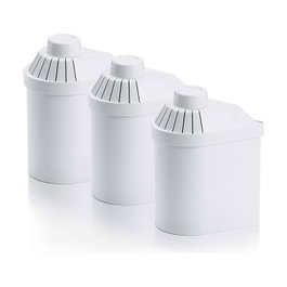 Alkanatur Pack de 3 filtres à eau Drops Original Blanc