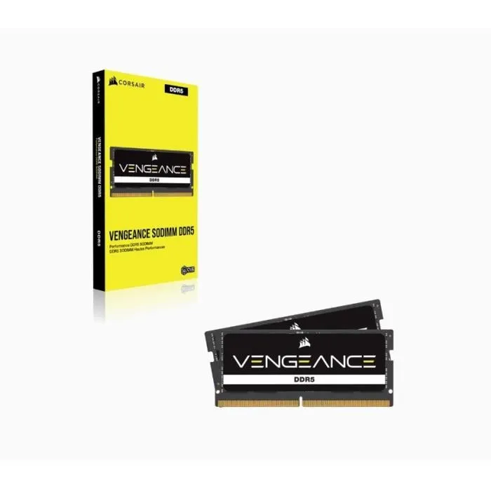 Corsair Vengeance DDR5 32 Go 4800 MHz SO-DIMM Noir