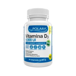 Polaris Vitamine D3 4000 UI 60 Comprimés Complément Alimentaire Calcium