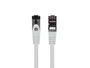Lanberg Cable Réseau Cat.8.1 S/FTP 2m Gris - Cuivre Pur Haute Performance 40 Gbps