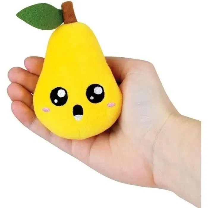 JEMINI Surprise Market - Lot de 18 Pochettes Surprises Éducatives avec Peluches Fruits/Légumes (10 cm), Stickers et Cartes Mémo pour Enfants