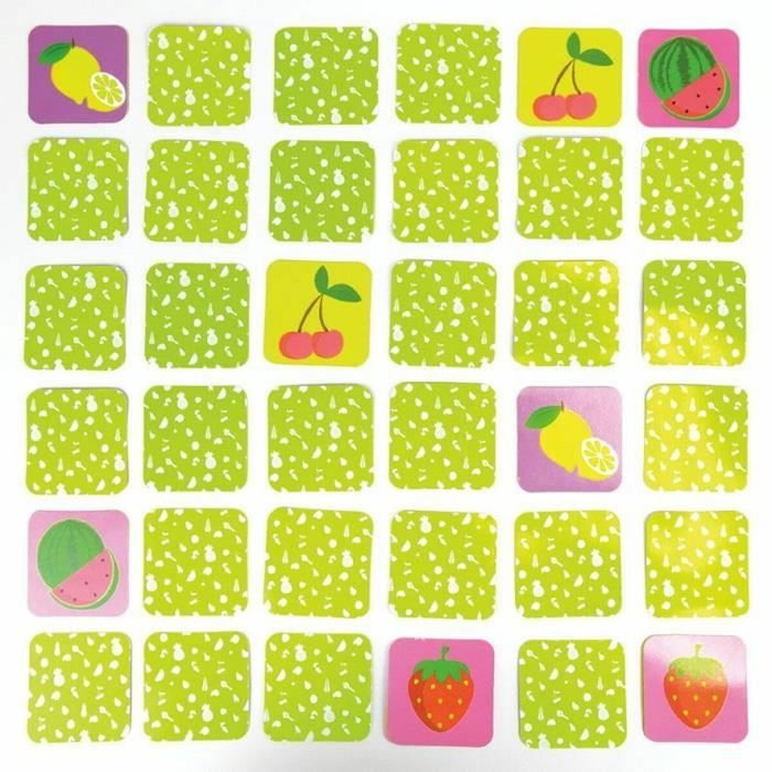 Jemini Lot de 18 pochettes surprises Fruits et Légumes