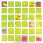 Jemini Lot de 18 pochettes surprises Fruits et Légumes