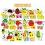 Jemini Lot de 18 pochettes surprises Fruits et Légumes