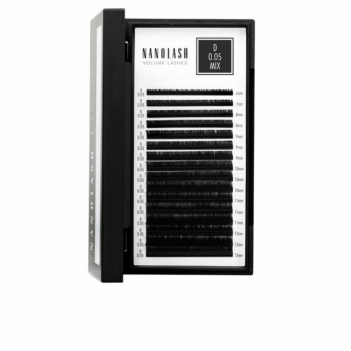 Nanolash VOLUME LASHES faux cils 0,05 D #6-13 mm Nanolash VOLUME LASHES faux cils 0,05 D #6-13 mm