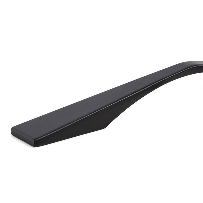 Trentadue Poignée Modèle Noya en Aluminium Finition Noir Mat, Distance Entre Trous 256mm