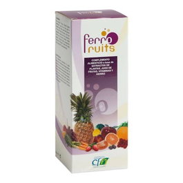 CFN Ferro Fruits Sirop 500 ml - Complément Alimentaire Fer, Vitamines B9 B12, Anémie