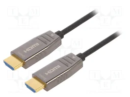 DIGITUS Câble HDMI 2.1 optique 15m noir