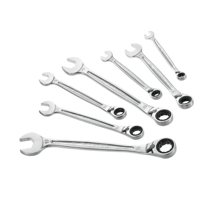 Facom Jeu de 7 clés mixtes à cliquet 467B.J7PB - 8 à 19 mm Facom Jeu de 7 clés mixtes à cliquet 467B.J7PB - 8 à 19 mm