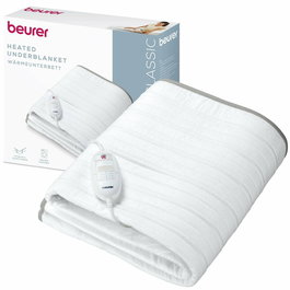 Radiateurs électriques Beurer TS17 150 x 80 cm Blanc Gris 100 % polyester 65 W
