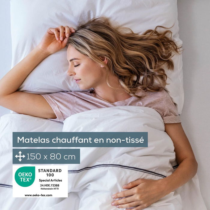 Radiateurs électriques Beurer TS17 150 x 80 cm Blanc Gris 100 % polyester 65 W