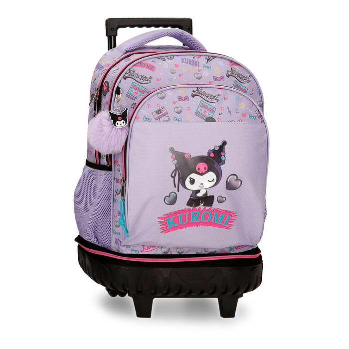 JOUMMA BAGS Trolley compact Retropop Kuromi Hello Kitty extraible 43cm JOUMMA BAGS Trolley compact Retropop Kuromi Hello Kitty extraible 43cm