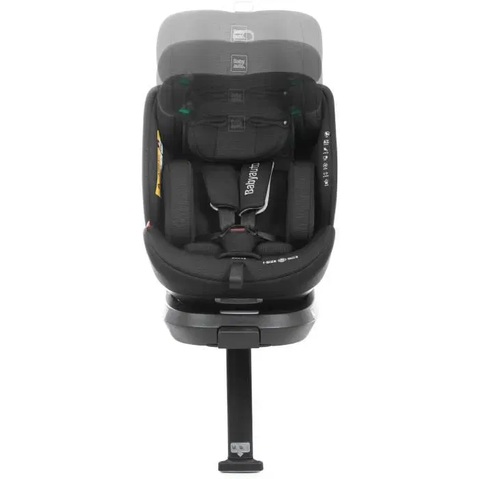 Babyauto Core Siège auto pivotant 360° Groupe 0/1/2/3 i-Size (40-150 cm) avec Isofix, réducteur et inclinaison - Noir