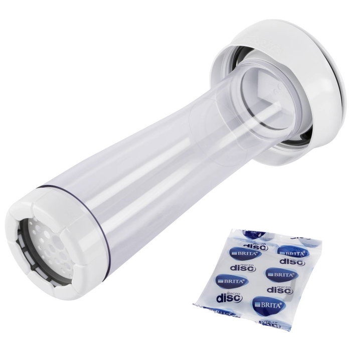 Brita Bouteille filtrante blanc graphite avec 1 filtre MicroDisc inclus Brita Bouteille filtrante blanc graphite avec 1 filtre MicroDisc inclus