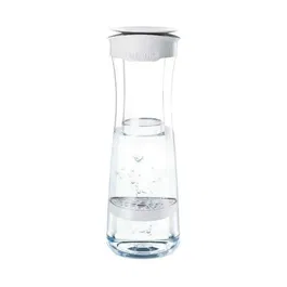 Brita Bouteille filtrante réutilisable 1.3L Blanc Graphite - Technologie de filtration MicroDisc (1 filtre inclus)