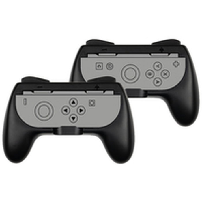 Konix Paire de supports Joy-Con - Forme de manette classique - Noir