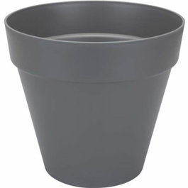 Elho Pot de fleurs rond Loft Urban - Ø 28.5 x H 26 cm - Gris anthracite