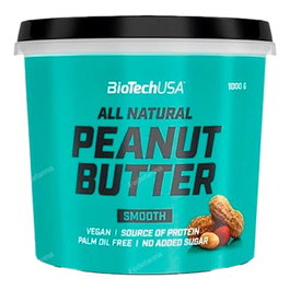 BIOTECHUSA PEANUT BUTTER SUAVE - Pack de 6 x 1000g