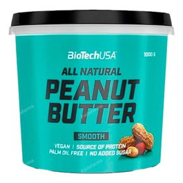 BIOTECHUSA PEANUT BUTTER SUAVE - Pack de 6 x 1000g