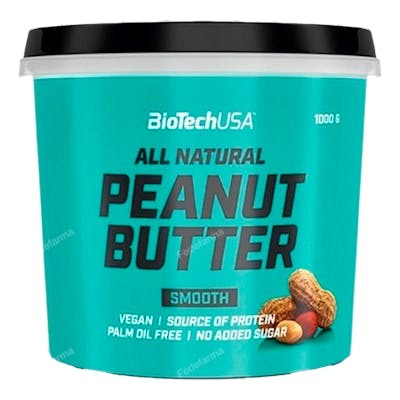 Biotechusa Peanut Butter Suave - Beurre de cacahuète 6 pots de 1000 g, non réfrigéré Biotechusa Peanut Butter Suave - Beurre de cacahuète 6 pots de 1000 g, non réfrigéré