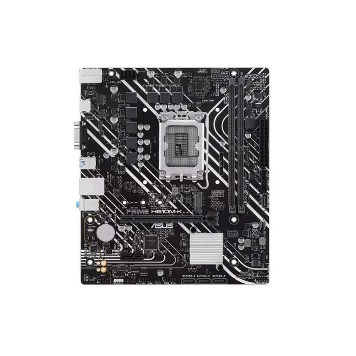 Asus Carte mère PRIME H610M-K / 90MB1GA0-M0EAY0 Noir - Micro-ATX, Socket LGA1700, Intel H610, DDR4, USB, HDMI