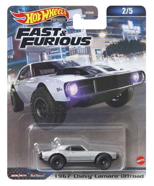 Mattel - Voiture miniature Hot Wheels Fast & Furious - Modèles assortis - Langue des instructions : Espagnol, Portugais - À partir de 3 ans