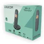 Logicom ILOA 150 SOLO - Téléphone fixe sans fil DECT, Noir, sans répondeur