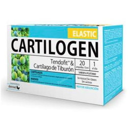 Dietmed Cartilogen Elastic 20 ampoules - Complément alimentaire articulations collagène calcium vitamines