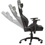 Yenkee - Chaise gaming Phantom YGC 110CN - Confort ergonomique avec accoudoirs 3D, inclinaison 155°, cuir PU, support 130 kg, pour sessions de jeu