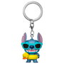 FUNKO Llavero Pocket POP Disney Lilo & Stitch - Stitch in Tube