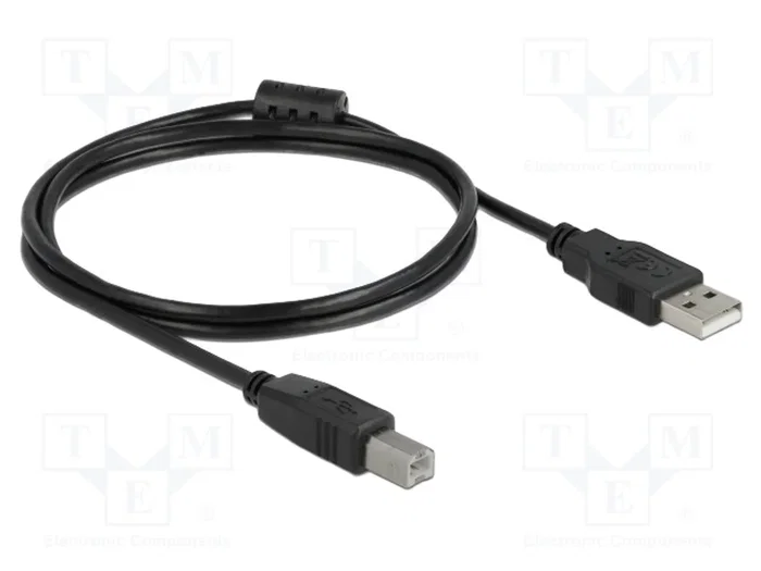 DELOCK Câble USB 2.0 A vers B noir 1m DELOCK Câble USB 2.0 A vers B noir 1m