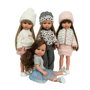 Muñecas Arias - Poupée Elegance 36 cm Chic Kids Carlota avec cheveux, corps en vinyle, pour enfants à partir de 3 ans
