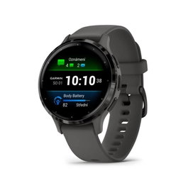 Garmin Venu 3S Smartwatch 41 mm Pebble Gray – Montre connectée AMOLED GPS, santé, sport, appels, musique