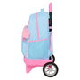 Cartable à roulettes BlackFit8 Smile Bleu Rose 33 x 45 x 22 cm