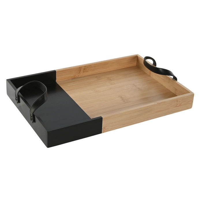 Plateau apéritif Home ESPRIT Noir Naturel Moderne 42 x 27 x 4,5 cm Plateau apéritif Home ESPRIT Noir Naturel Moderne 42 x 27 x 4,5 cm