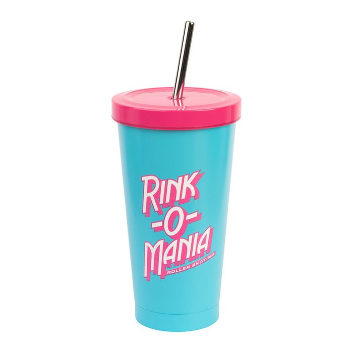 Grupo Erik Gobelet avec Paille Stranger Things Rink-O-Mania 550 ml Grupo Erik Gobelet avec Paille Stranger Things Rink-O-Mania 550 ml