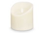 GIFTDECOR Bougie LED Crème Large Basse 10cm