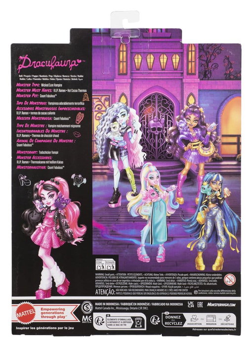 Mattel Monster High Draculaura avec accessoires