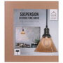 Home Deco Light Lámpara Cristal Ahumado Ambre