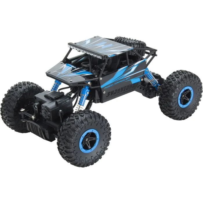 Buddy Toys BRC 18.611 - Voiture Radiocommandée Grimpeur 4x4 - Véhicule Tout-Terrain avec Phares LED, Vitesse 8 km/h - Jouet Enfant à Partir de 6 Ans (Piles Requises) Buddy Toys BRC 18.611 - Voiture Radiocommandée Grimpeur 4x4 - Véhicule Tout-Terrain avec Phares LED, Vitesse 8 km/h - Jouet Enfant à Partir de 6 Ans (Piles Requises)