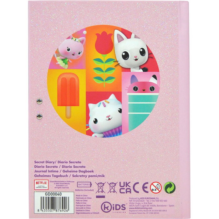 Kids Licensing Agenda secret Gabby et la Maison Magique avec code et son