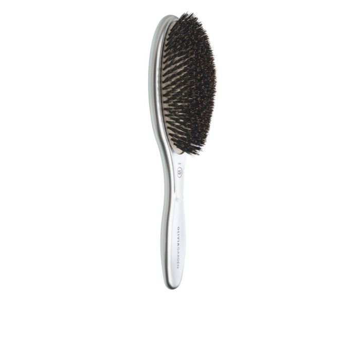 Olivia Garden Brosse Coiffante Expert Care OVAL Poils de Sanglier Revêtement Céramique